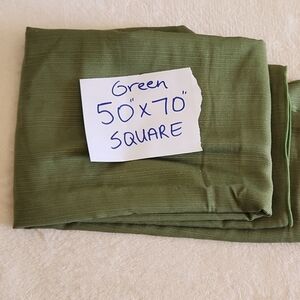 Green Square Fabric 50x70